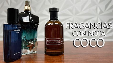 perfumes de aroma a coco.